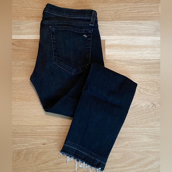 Rag & Bone women’s mid rise, slim fit, jeans 27 Black - Picture 1 of 7
